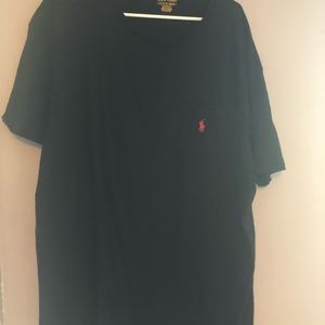 Black men’s polo tee shirt